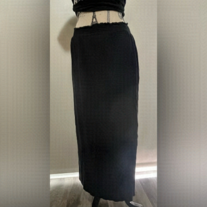 🦊 3 FOR $20 🦊. LADIES JOE FRESH, BLACK, MAXI SKIRT, SZ-M